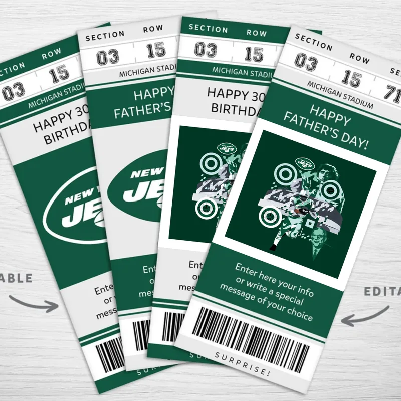 New York Jets ArtQrCode® · Game tickets